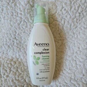 Aveeno Clear Complexion Foaming Cleanser, 6 oz NEW Sealed